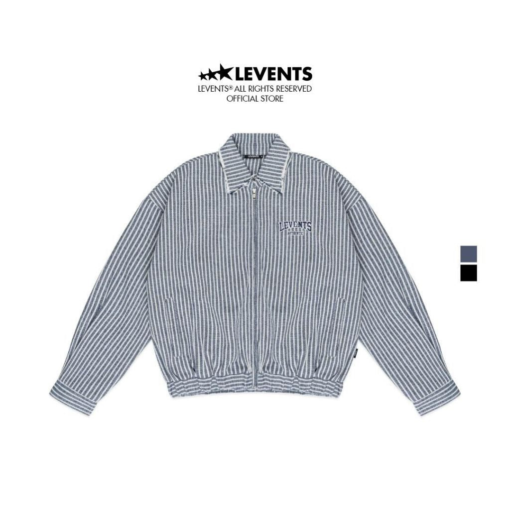 Levents Striped Boxy Khaki Jacket