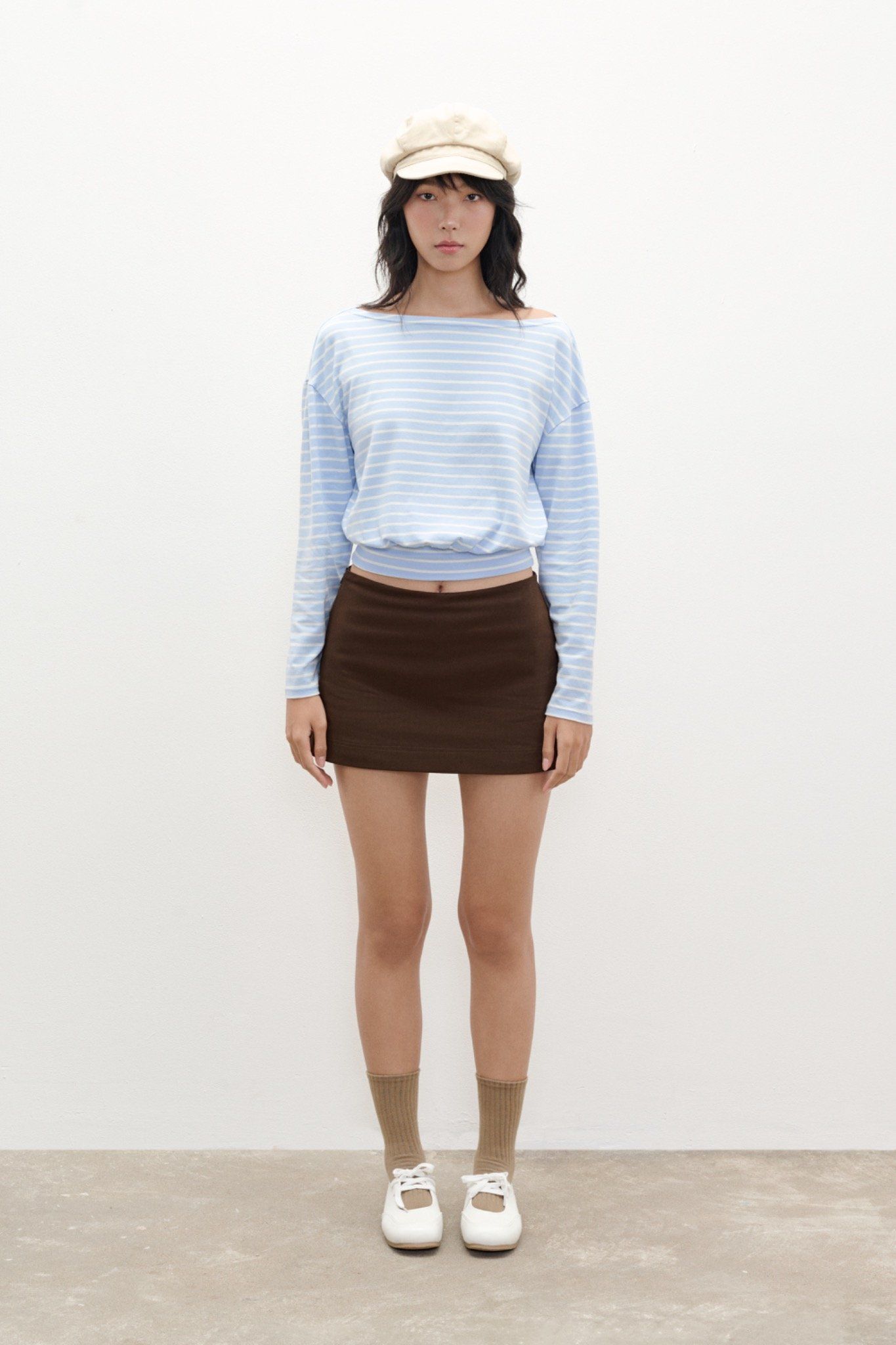 Libe Striped Long Sleeve Top (Pre-order)