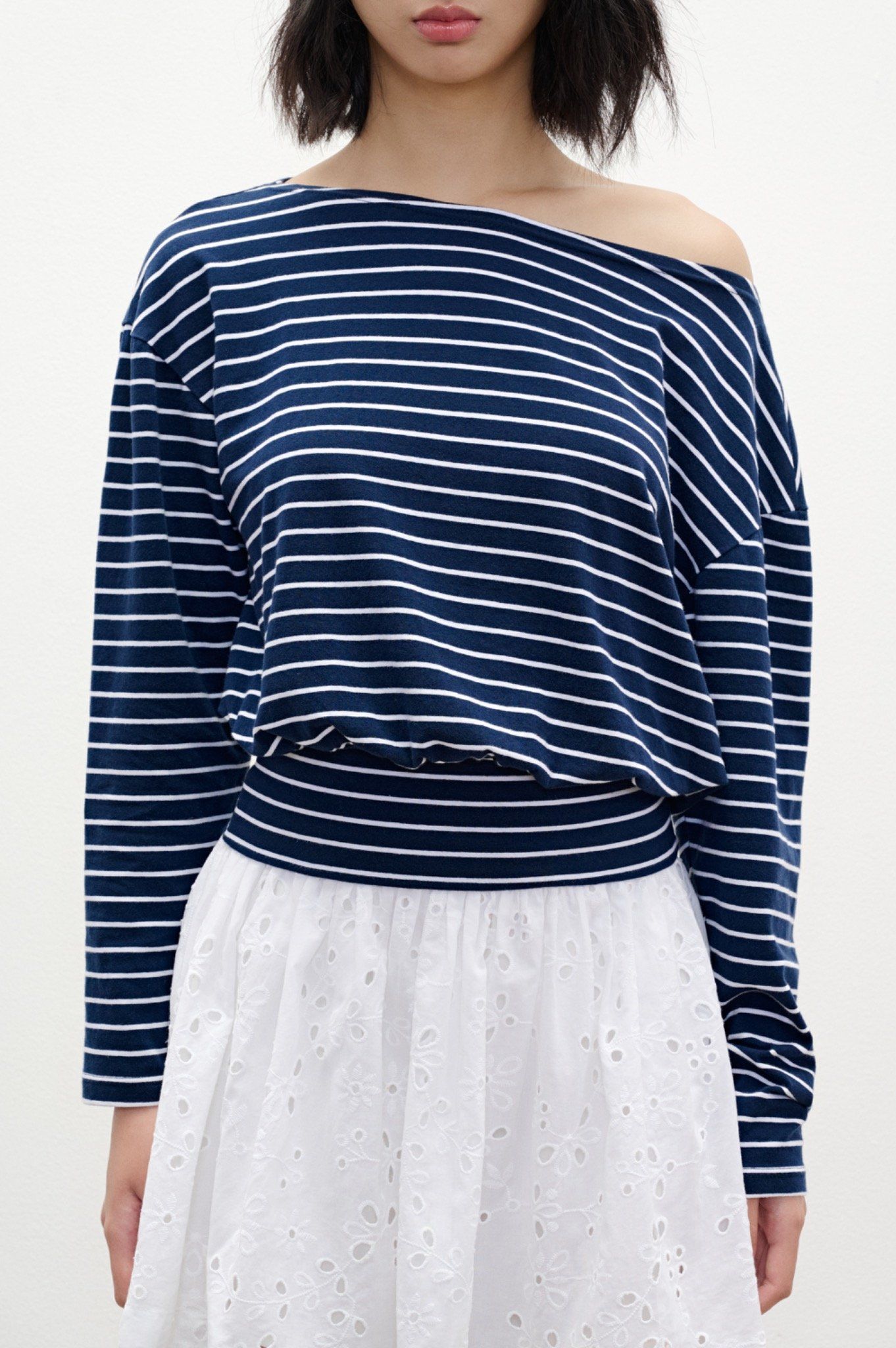 Libe Striped Long Sleeve Top (Pre-order)