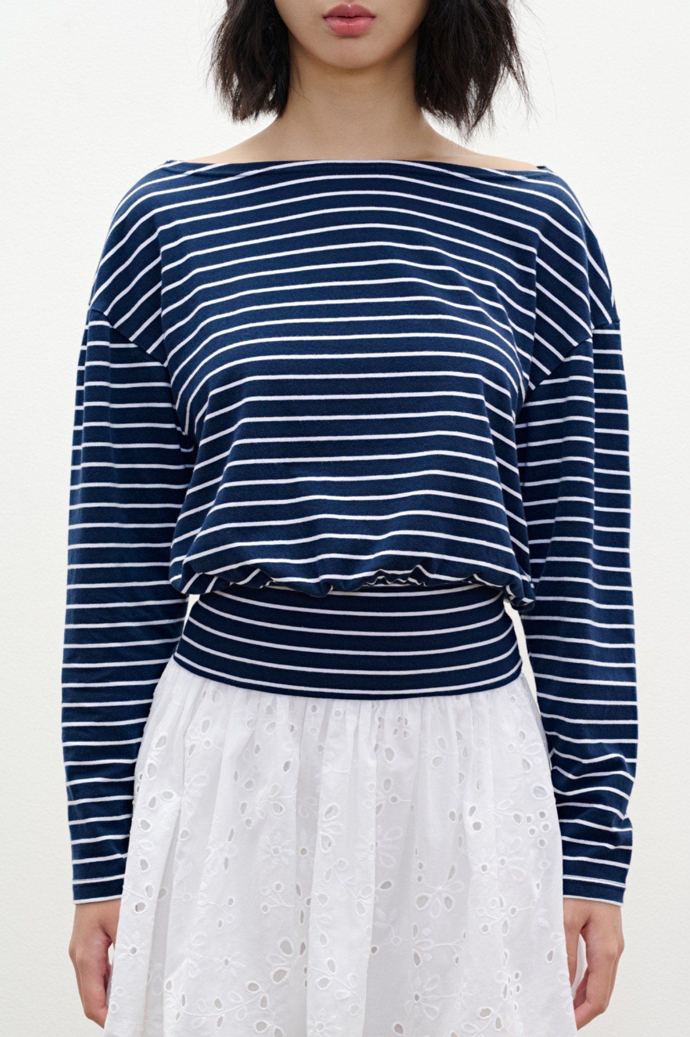 Libe Striped Long Sleeve Top (Pre-order)