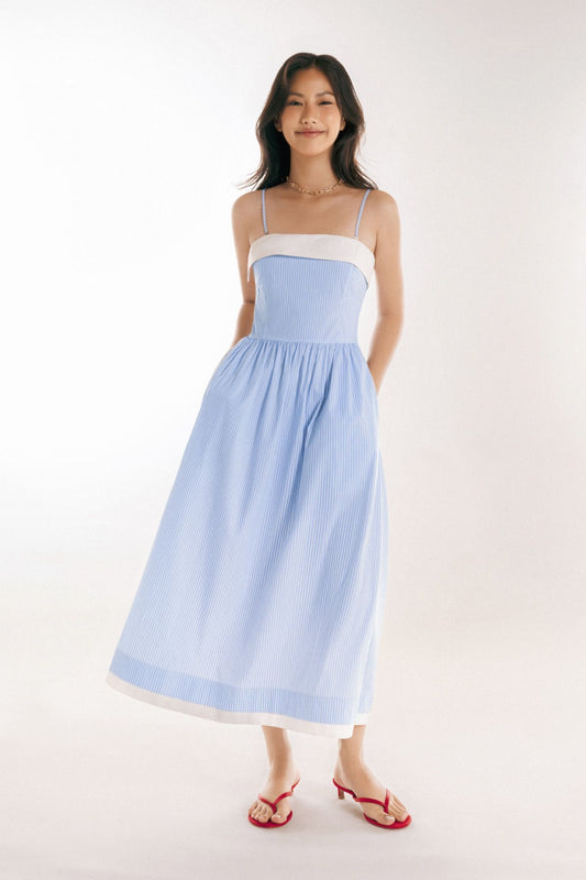 Libe Striped Midi Dress (Pre-order)