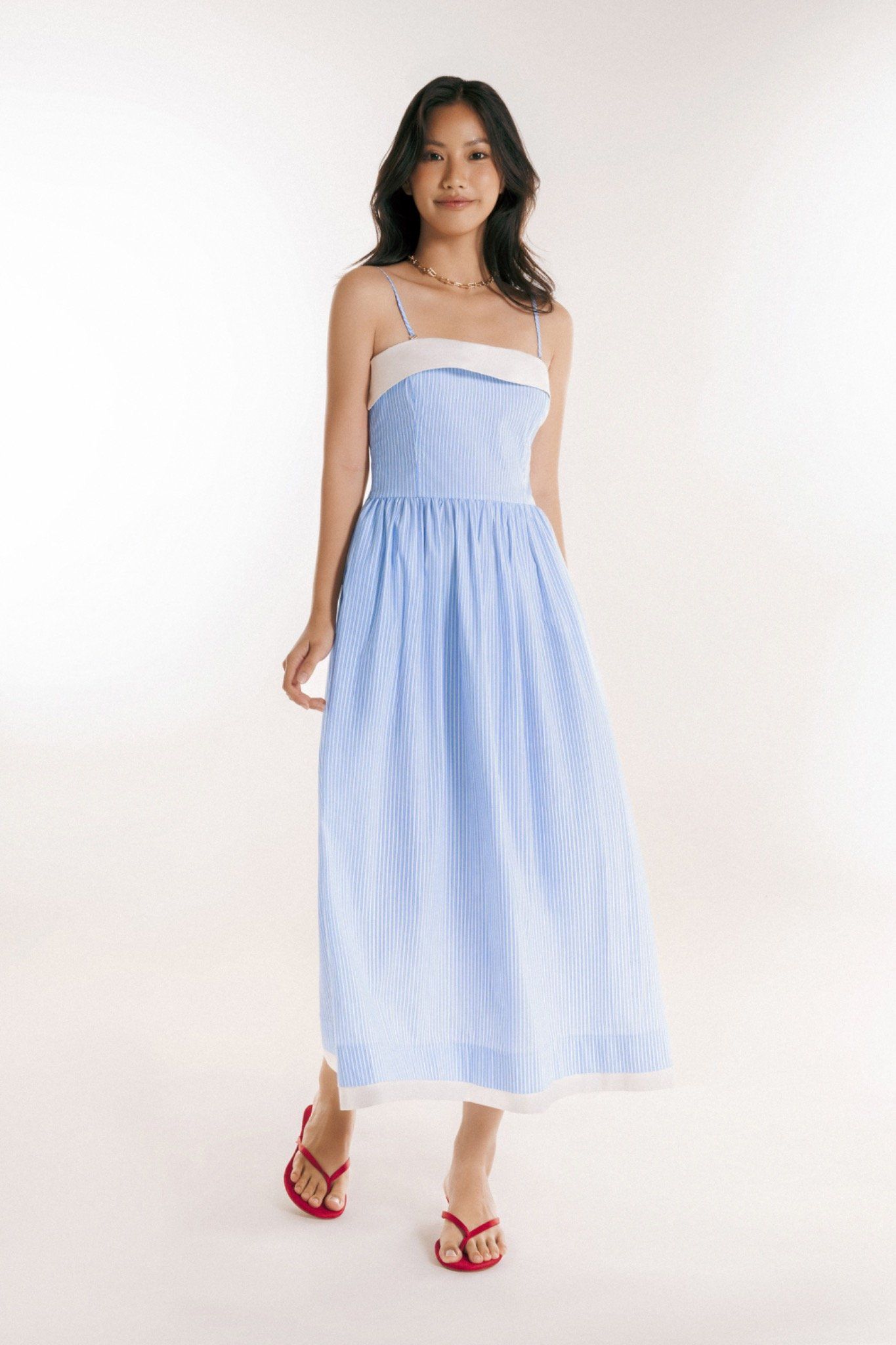 Libe Striped Midi Dress (Pre-order)