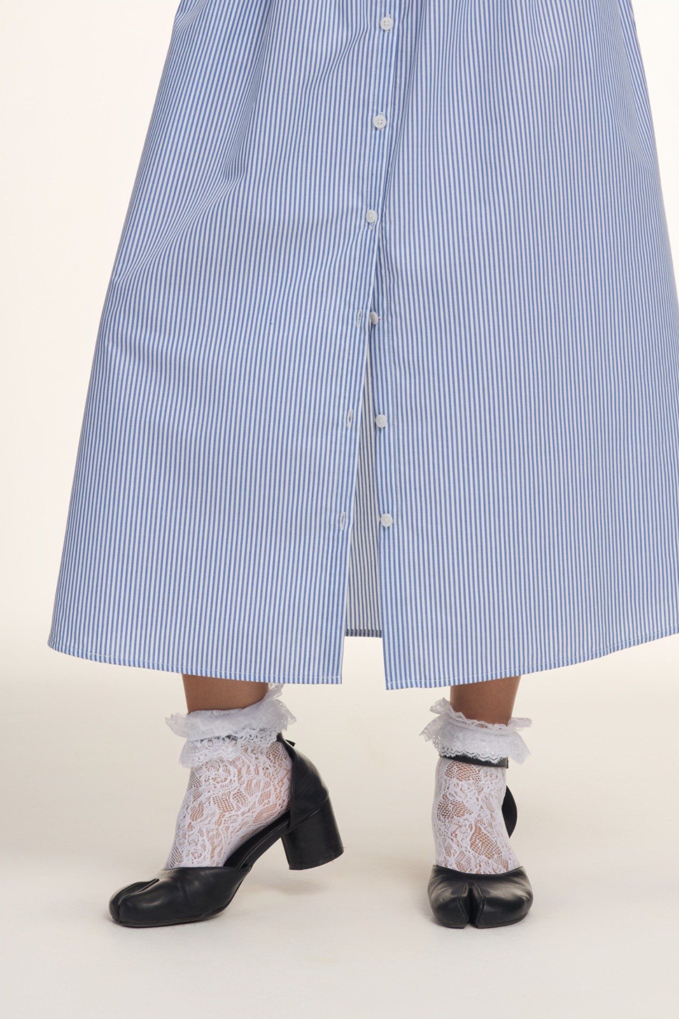 Libe Striped Midi Skirt (Pre-order)