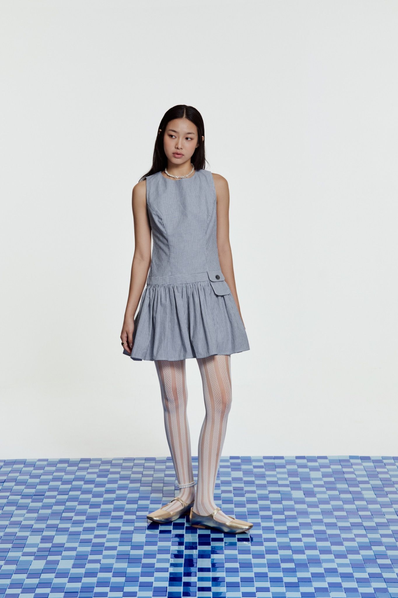 Libe Striped Mini Dress (Pre-order)