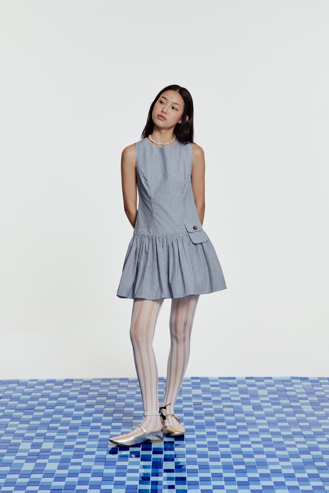 Libe Striped Mini Dress (Pre-order)