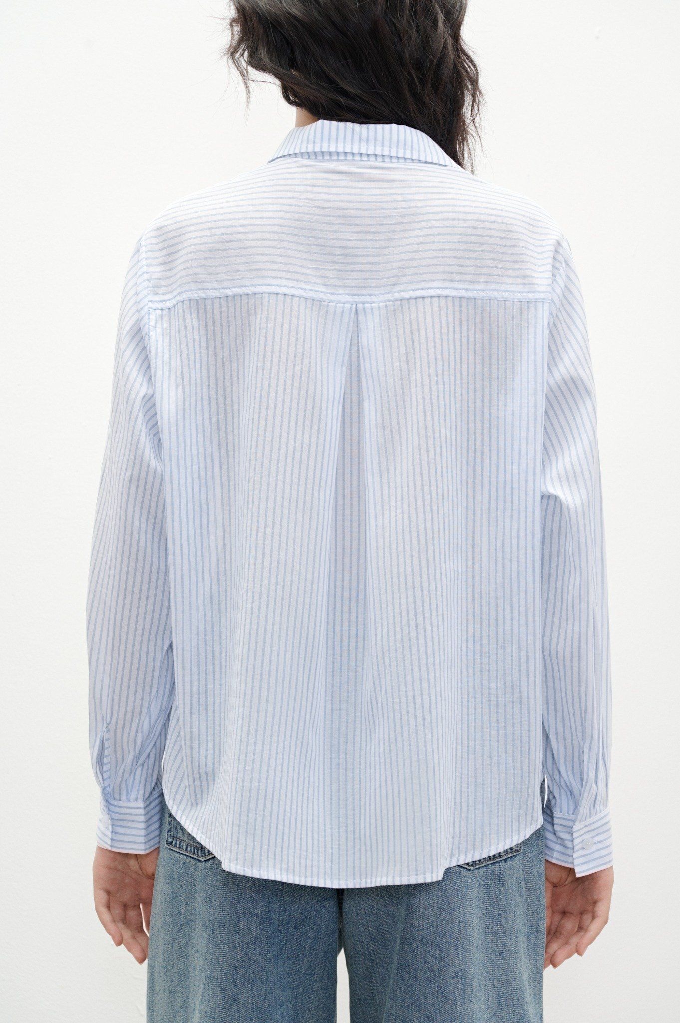 Libe Striped Oversized Shirt (Pre-order)
