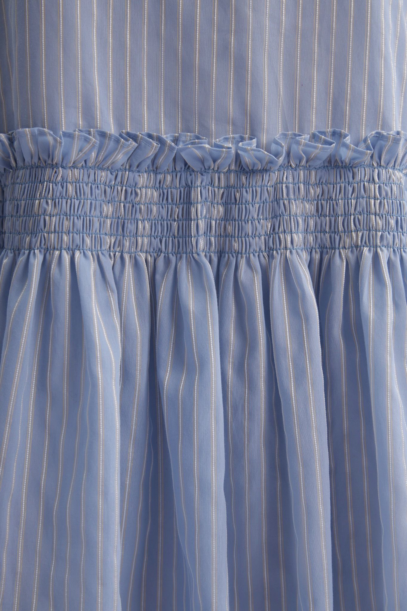 Libe Striped Puff Sleeves Mini Dress (Pre-order)