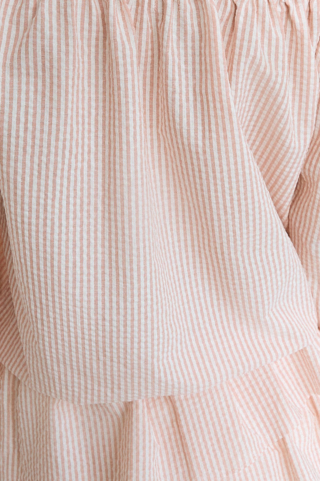 Libe Striped Ruffle Mini Dress (Pre-order)