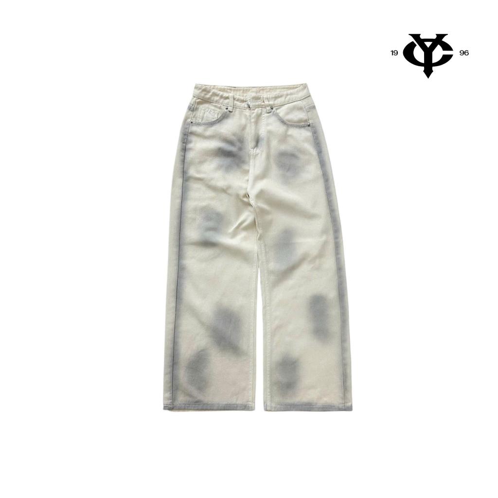 WHOSE Stylish Tie-Dye Wide-Leg Jeans (Pre-order)