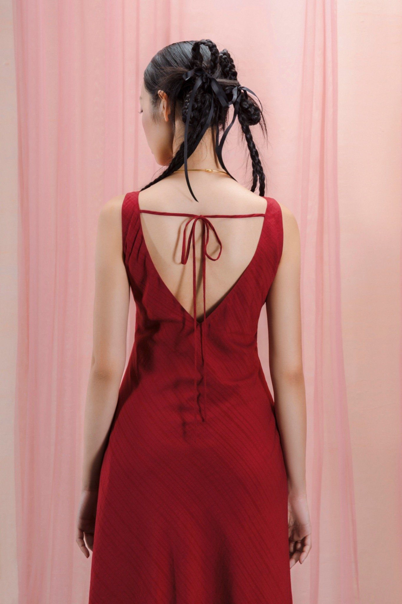 Libe Tie Back Midi Dress (Pre-order)