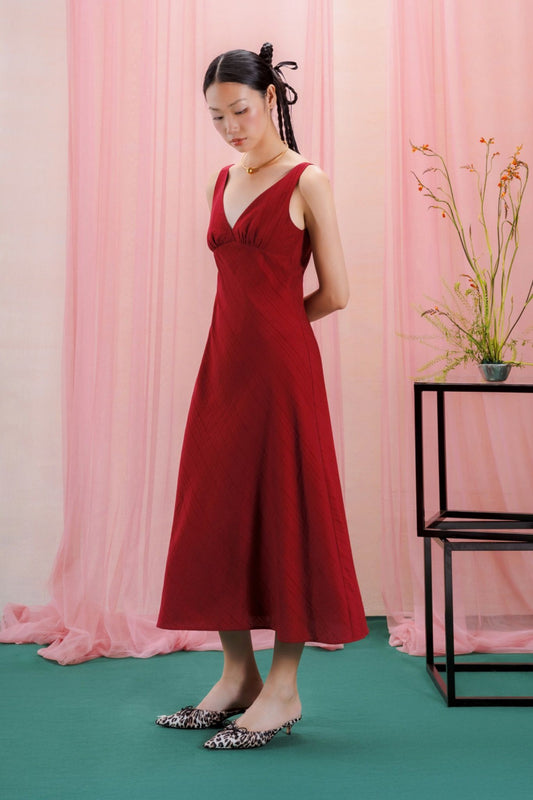 Libe Tie Back Midi Dress (Pre-order)