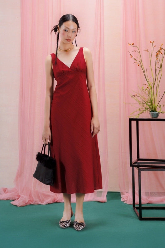 Libe Tie Back Midi Dress (Pre-order)