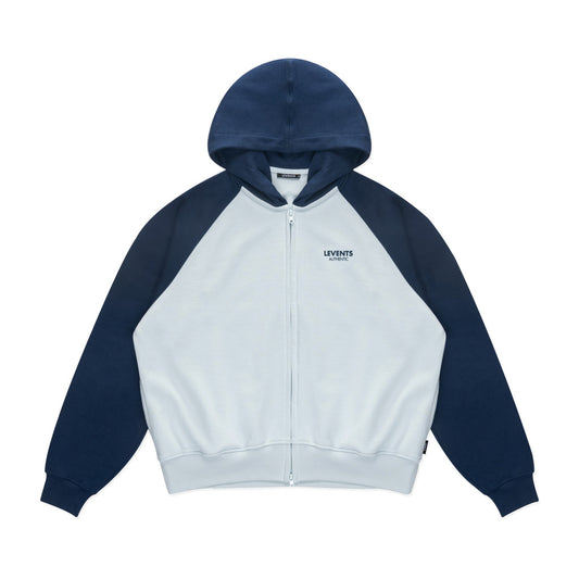 Levents Levents Two-Tone Raglan Boxy 2.0 Zipper Hoodie