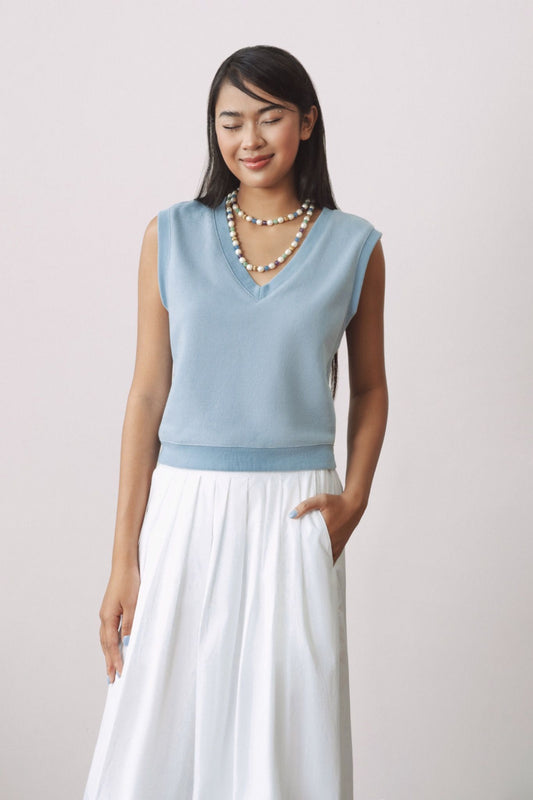 Libe V-Neck Sweater Vest (Pre-order)