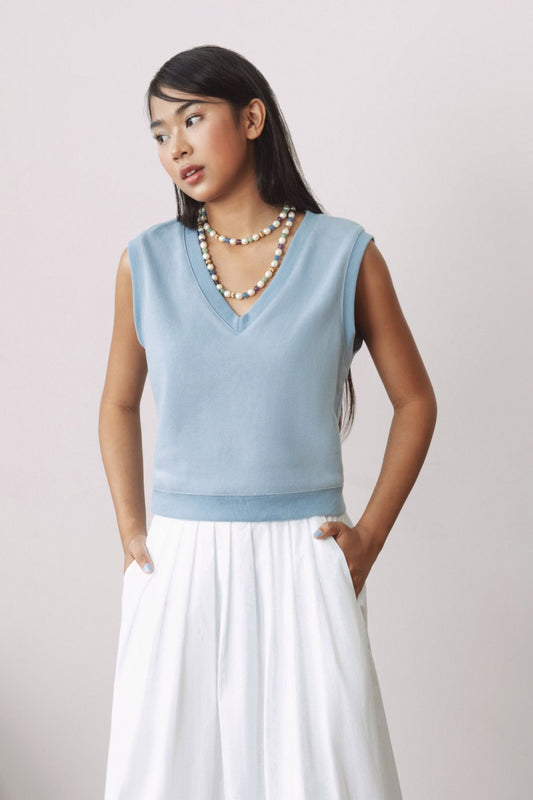 Libe V-Neck Sweater Vest (Pre-order)