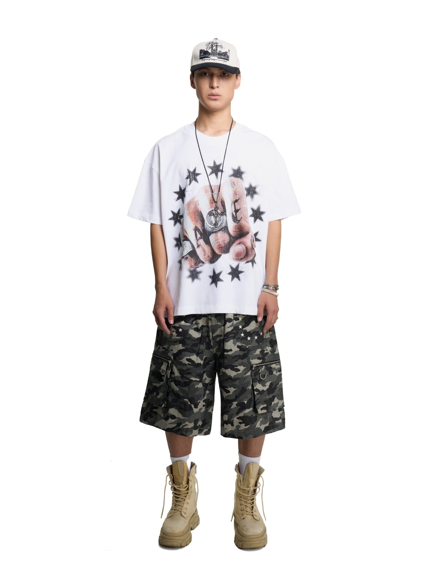 Hades Valor Grip Tee - White