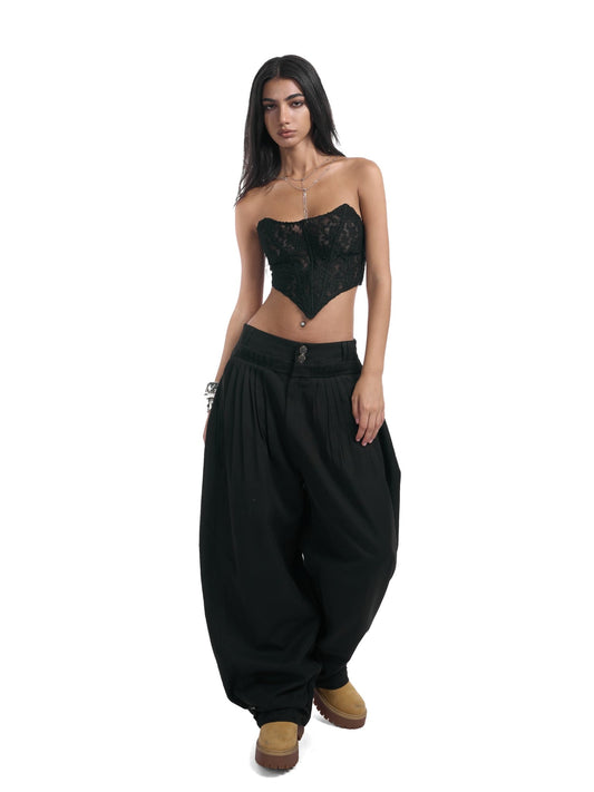 Hades Vandros Khaki Pants - Black