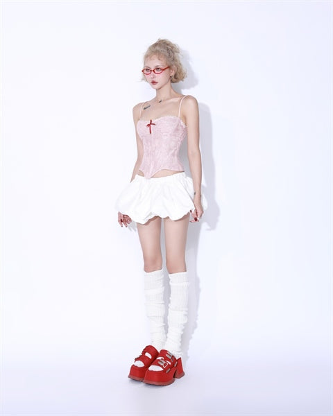 Sodope Club White Pumpskin Skirt (Pre-order)