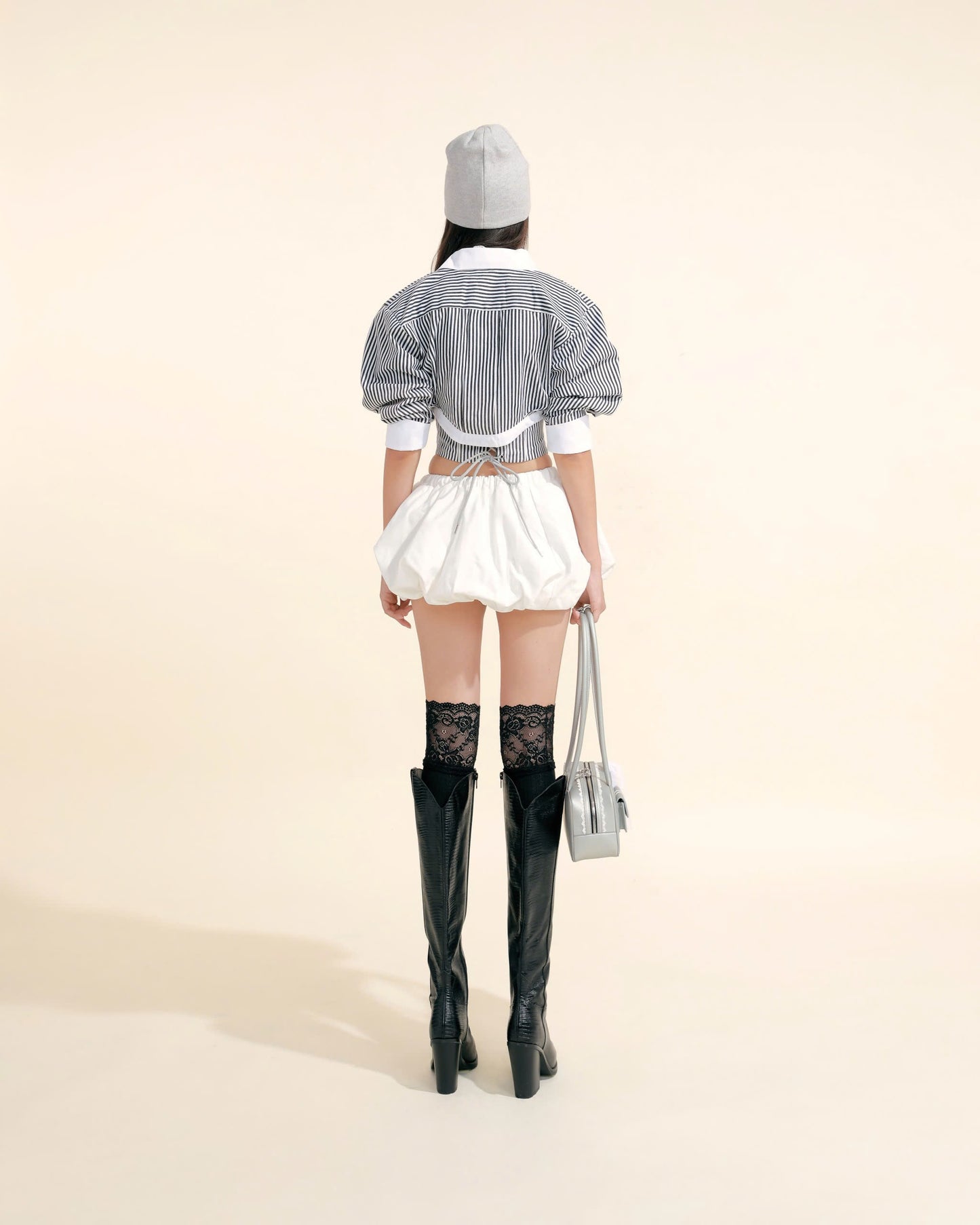 Sodope Club White Pumpskin Skirt (Pre-order)