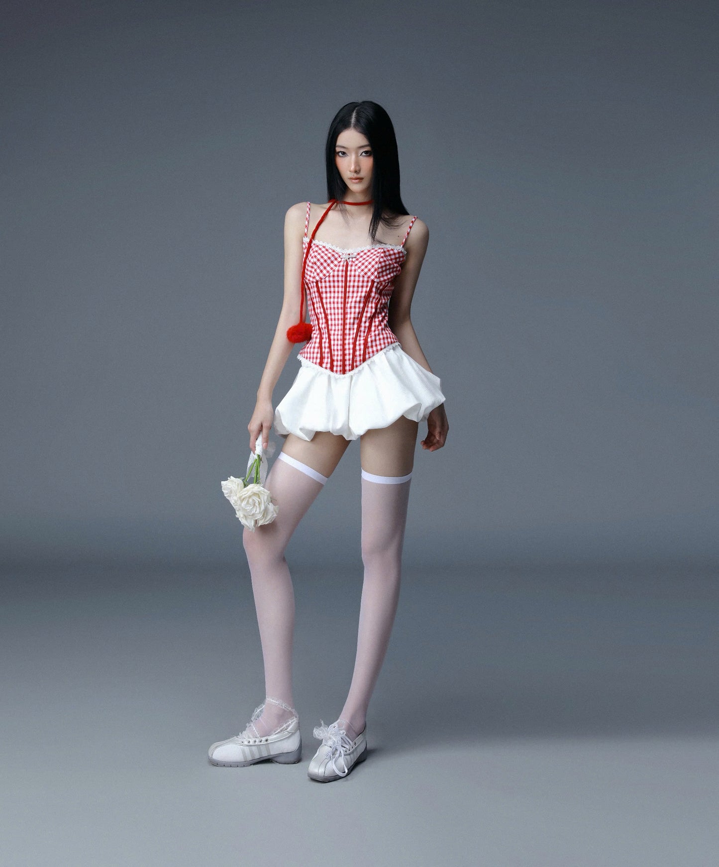Sodope Club White Pumpskin Skirt (Pre-order)