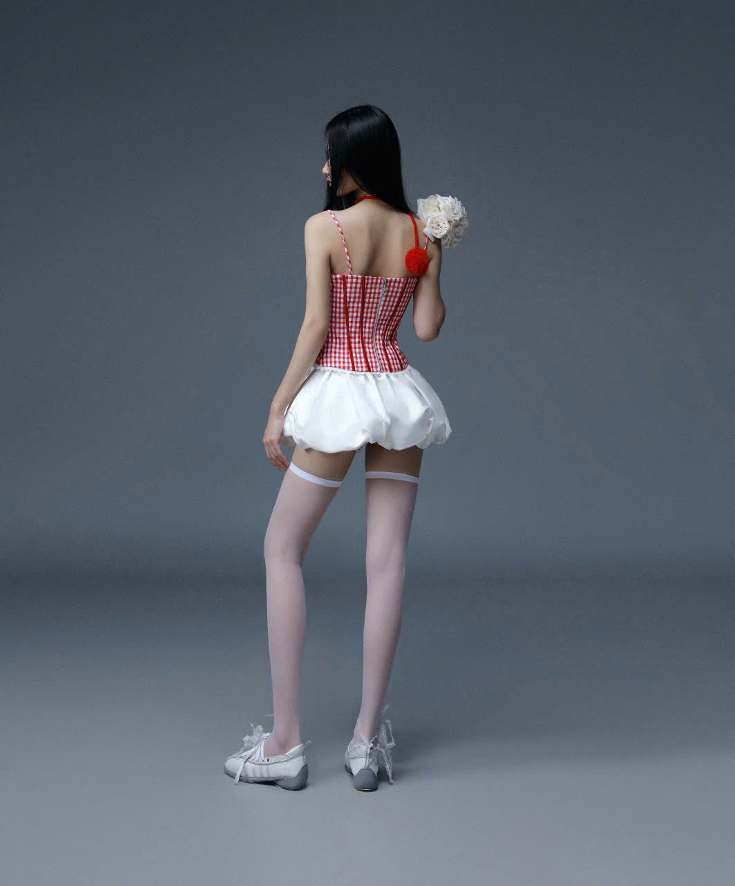Sodope Club White Pumpskin Skirt (Pre-order)
