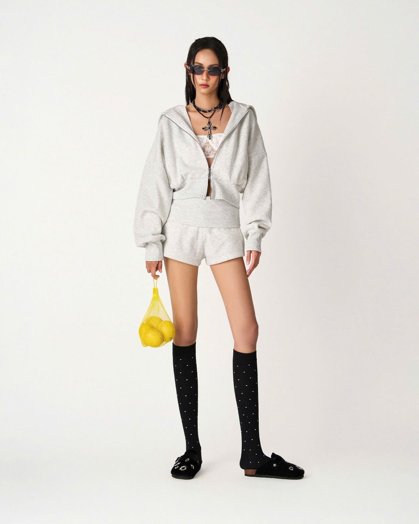 Sodope Club White SDC Boxy Hoodie (Pre-order)