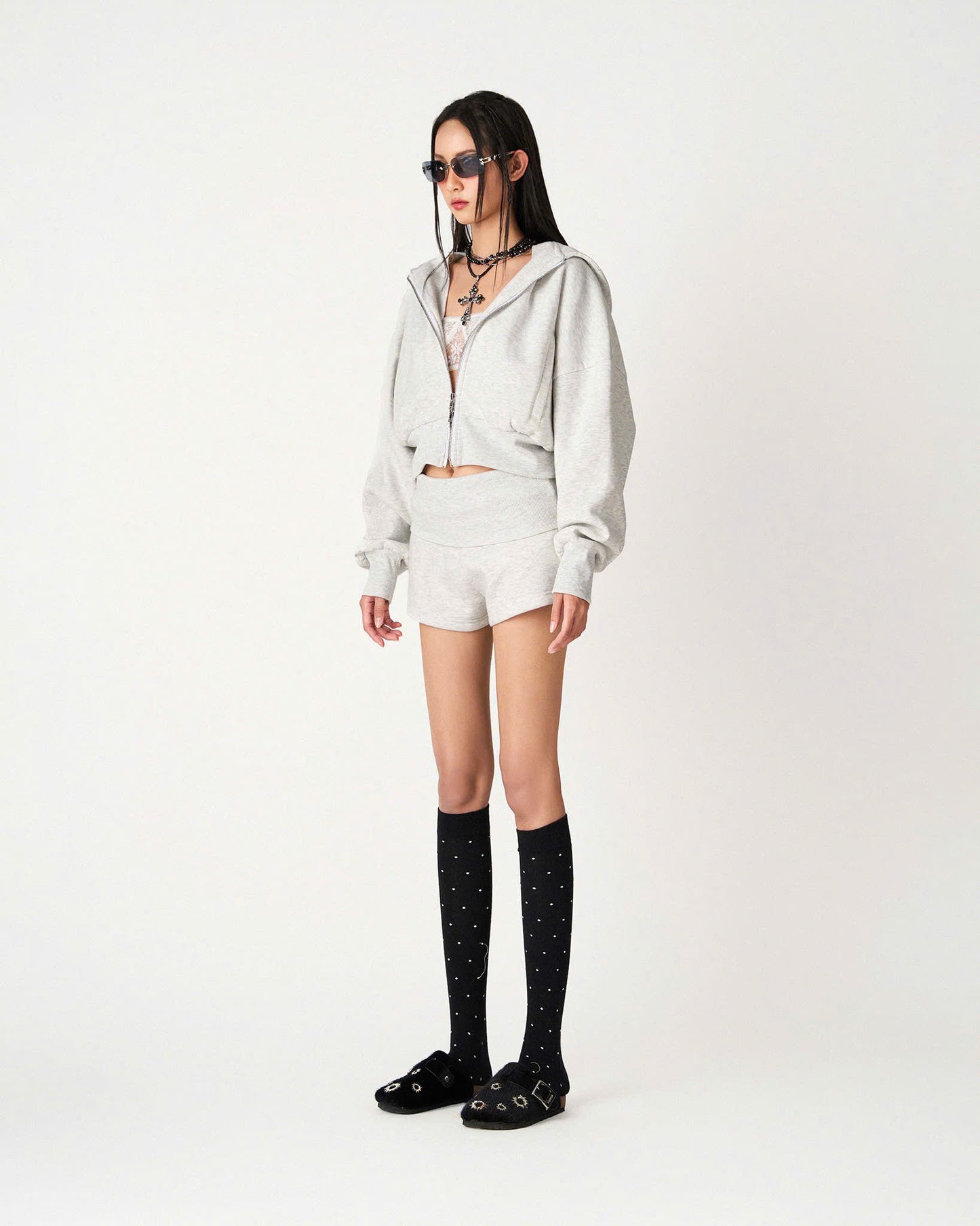 Sodope Club White SDC Boxy Hoodie (Pre-order)