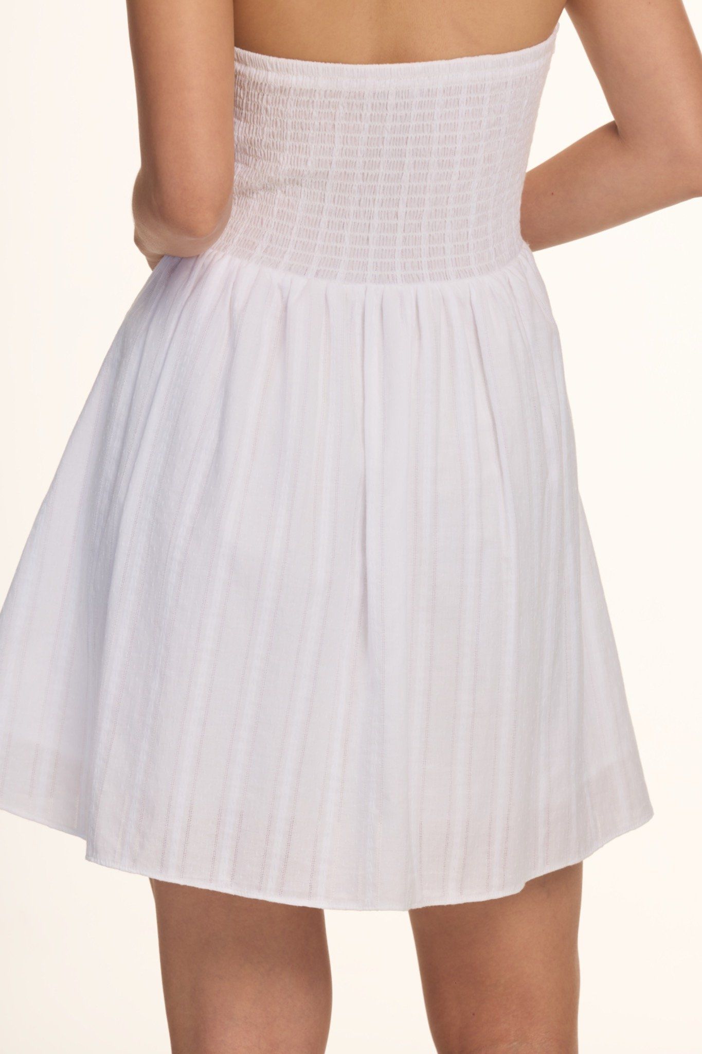 Libe White Tube Mini Dress (Pre-order)