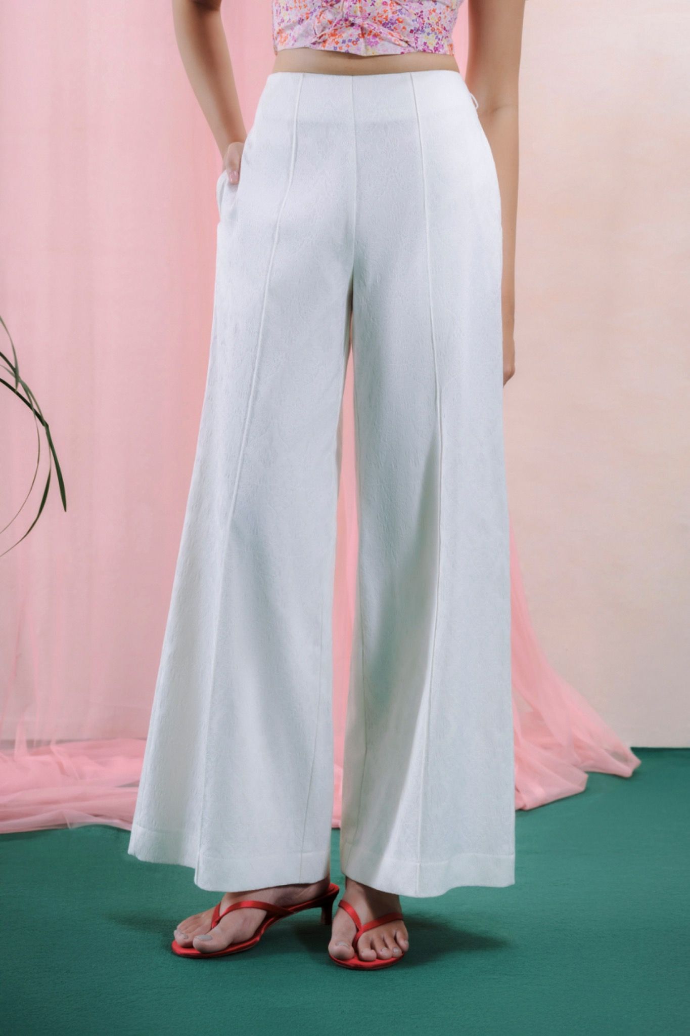 Libe Wide Leg Trousers (Pre-order)