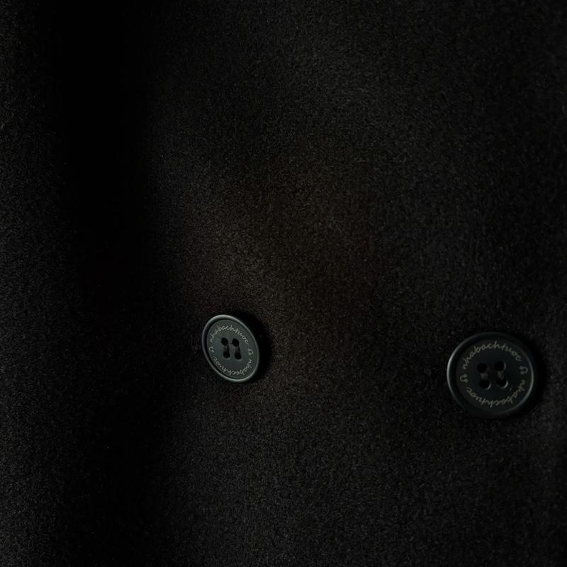 Nhabachtuot Oversized Wool Coat With Belt Logo
