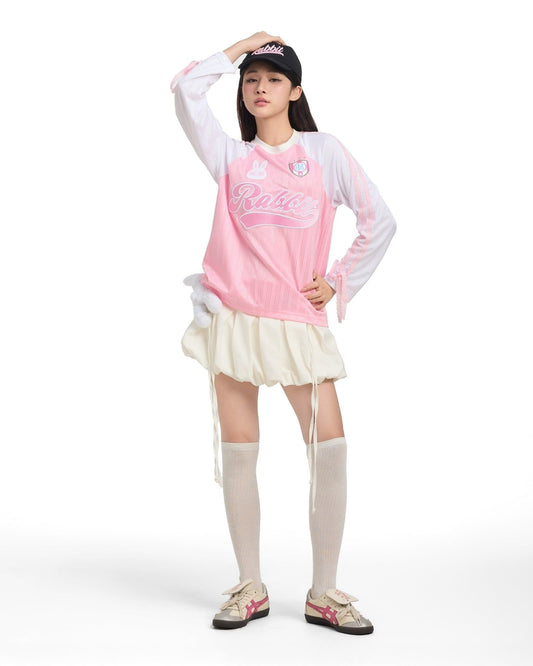 Bad Rabbit Club Fraise Rabbit Jersey Tee