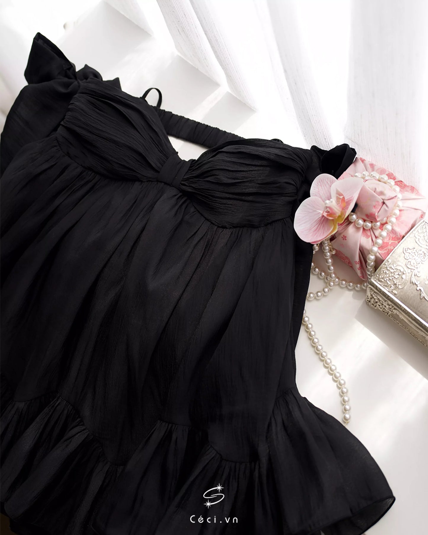 Ceci Phoebe Dress - Midnight Poise