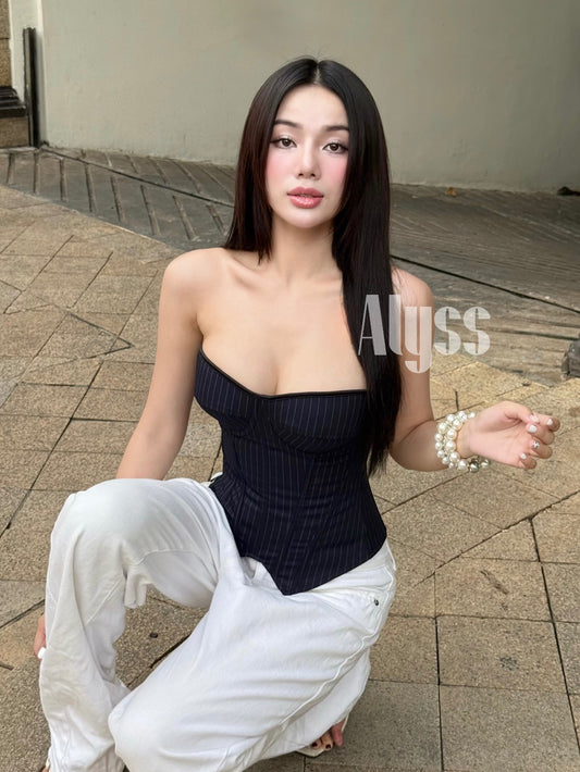Alyss Navy Corset
