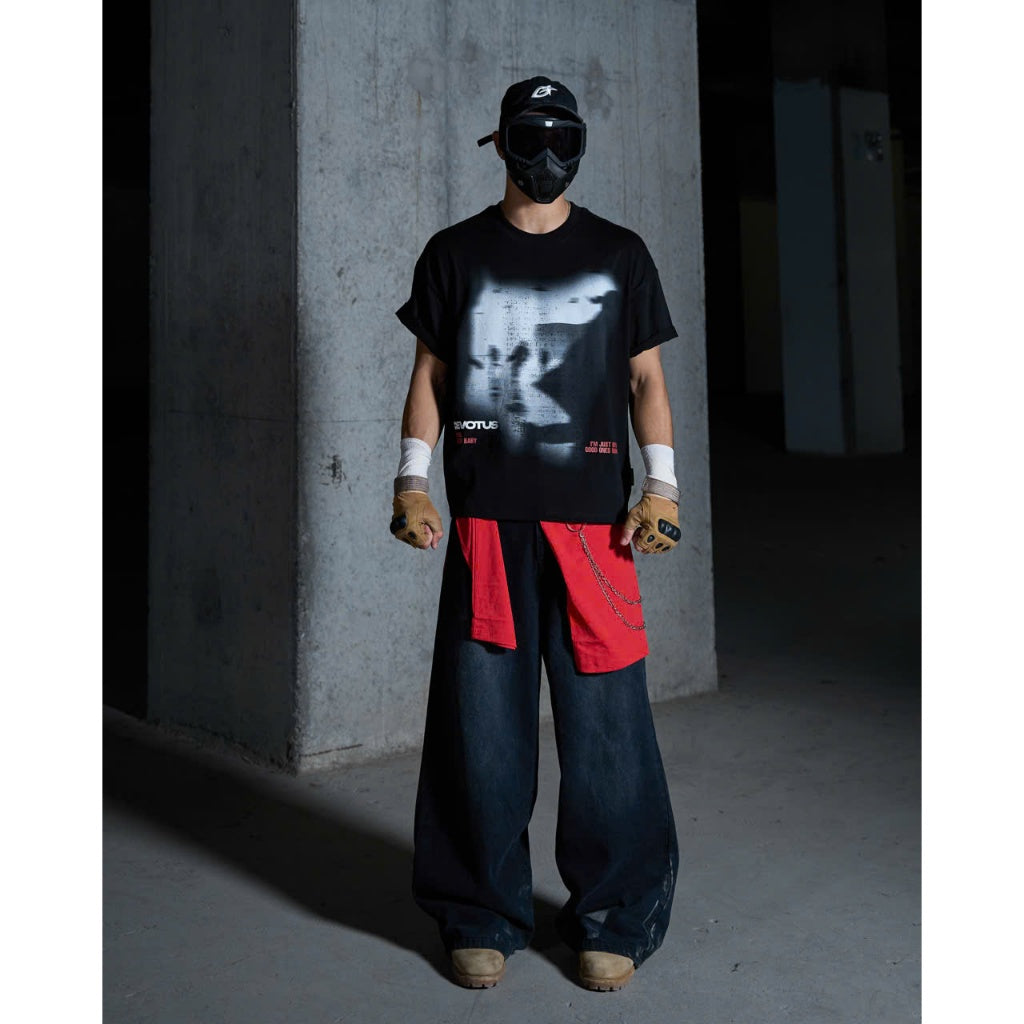 Devotus Night Boxy Tee - Delivery in 48h