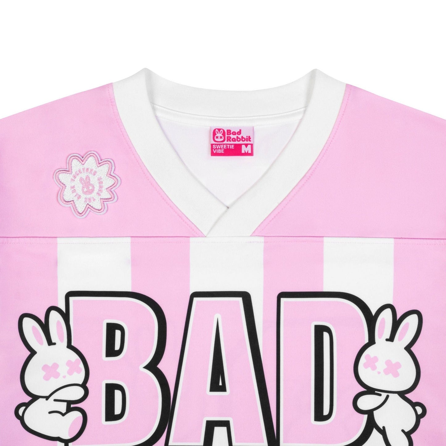Bad Rabbit Club Baby Pink Jersey Tee