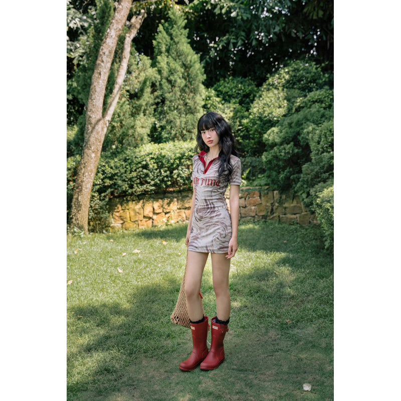 Ours stu Twist Dress (Pre-order)