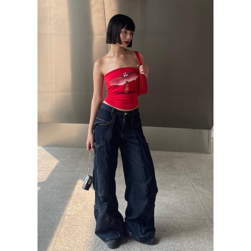 Heartburn.co Duo Shroom Cap Jeans