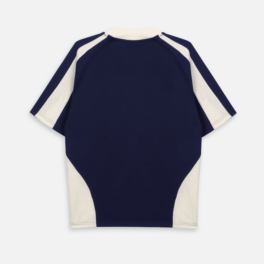 Now Saigon Needs Of Wisdom Mixed Boxy Raglan Tee
