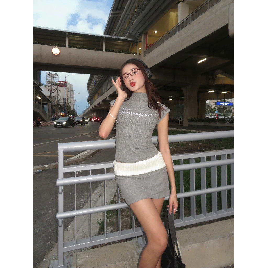 Depass Degirl Gray Skirt