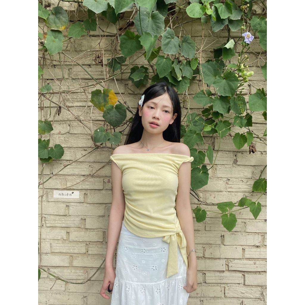 Nhien Vintage Blossom Top (Pre-order)