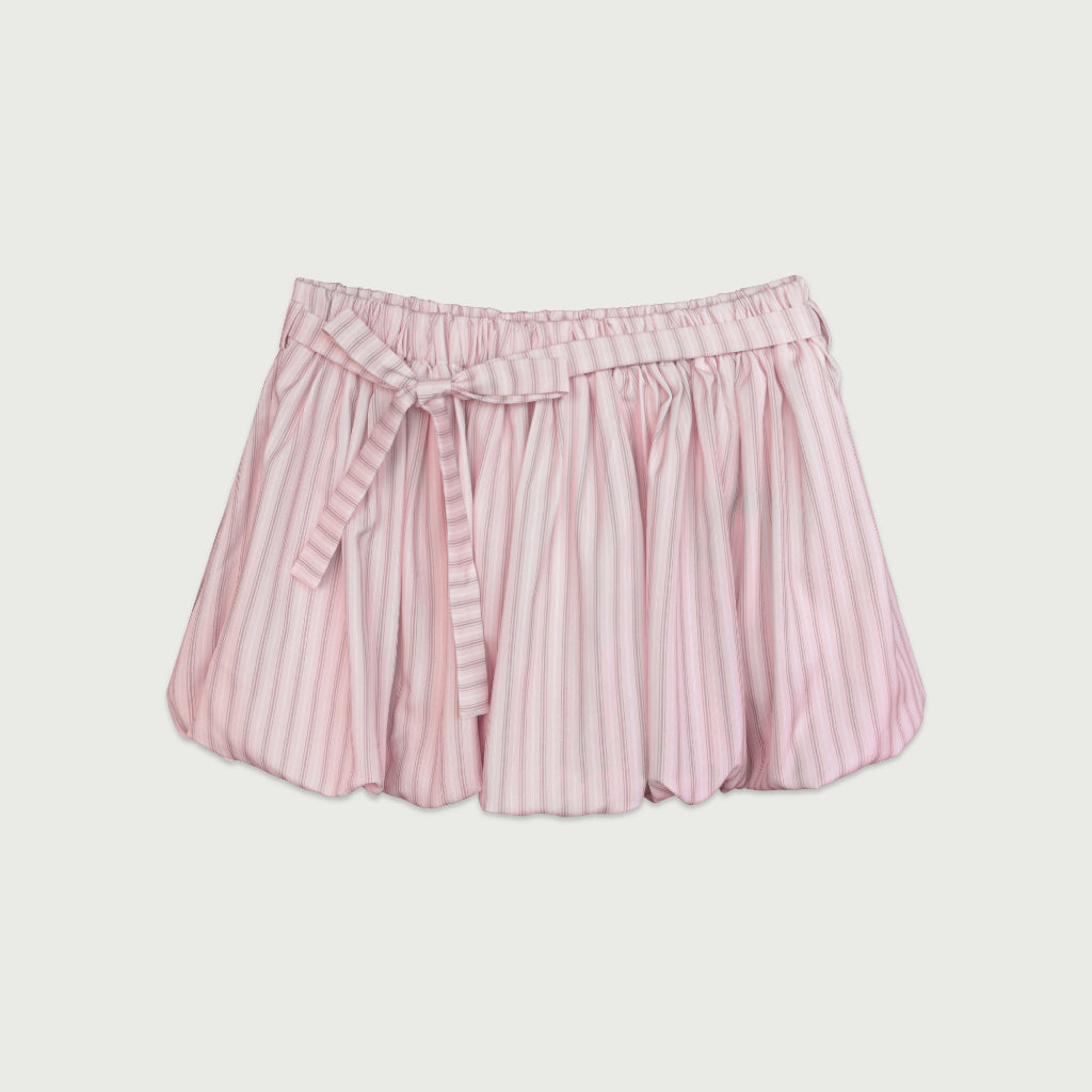 Nakedbyv Plaid Bubble Skirt (Pre-order)