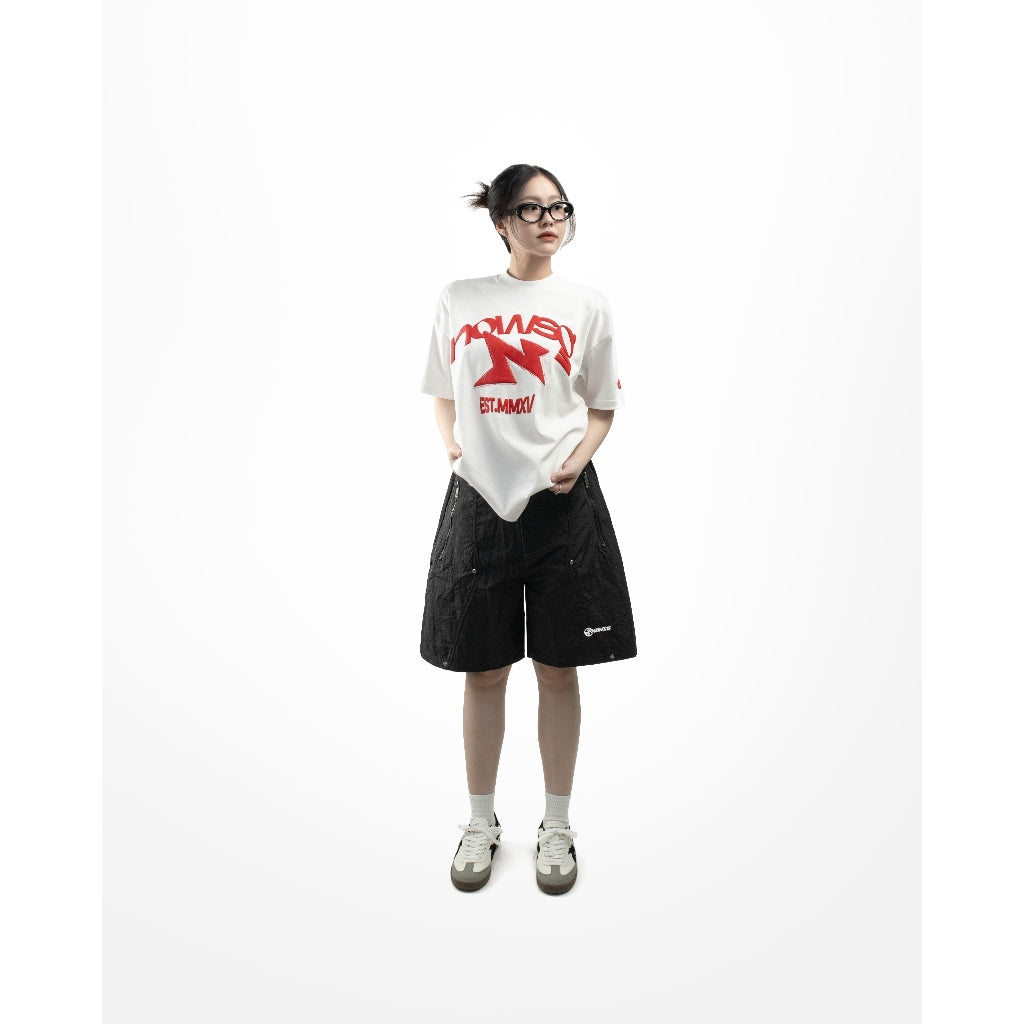 Now Saigon Button Nylon Shorts