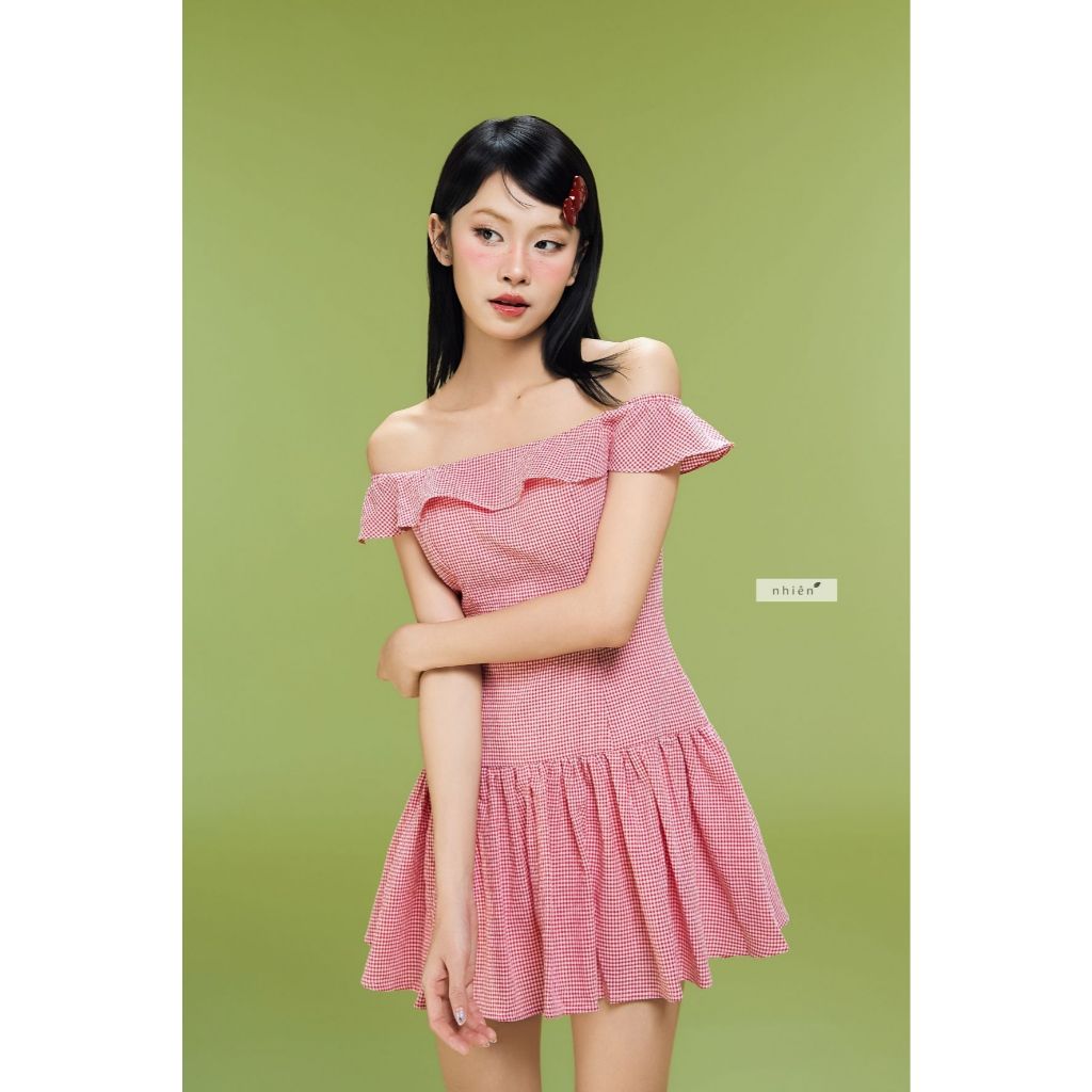 Nhien Vintage Cherry Dress (Pre-order)