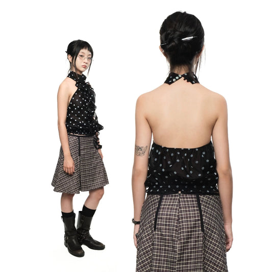 UYU.label Tomoyo High Neck Halter Top (Pre-order)