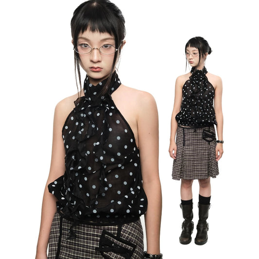 UYU.label Tomoyo High Neck Halter Top (Pre-order)