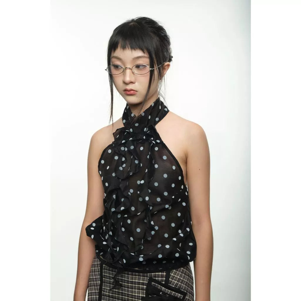 UYU.label Tomoyo High Neck Halter Top (Pre-order)