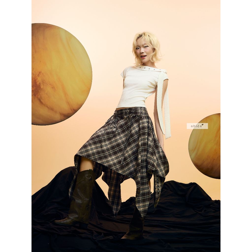 Nhien Vintage Retoro Skirt (Pre-order)