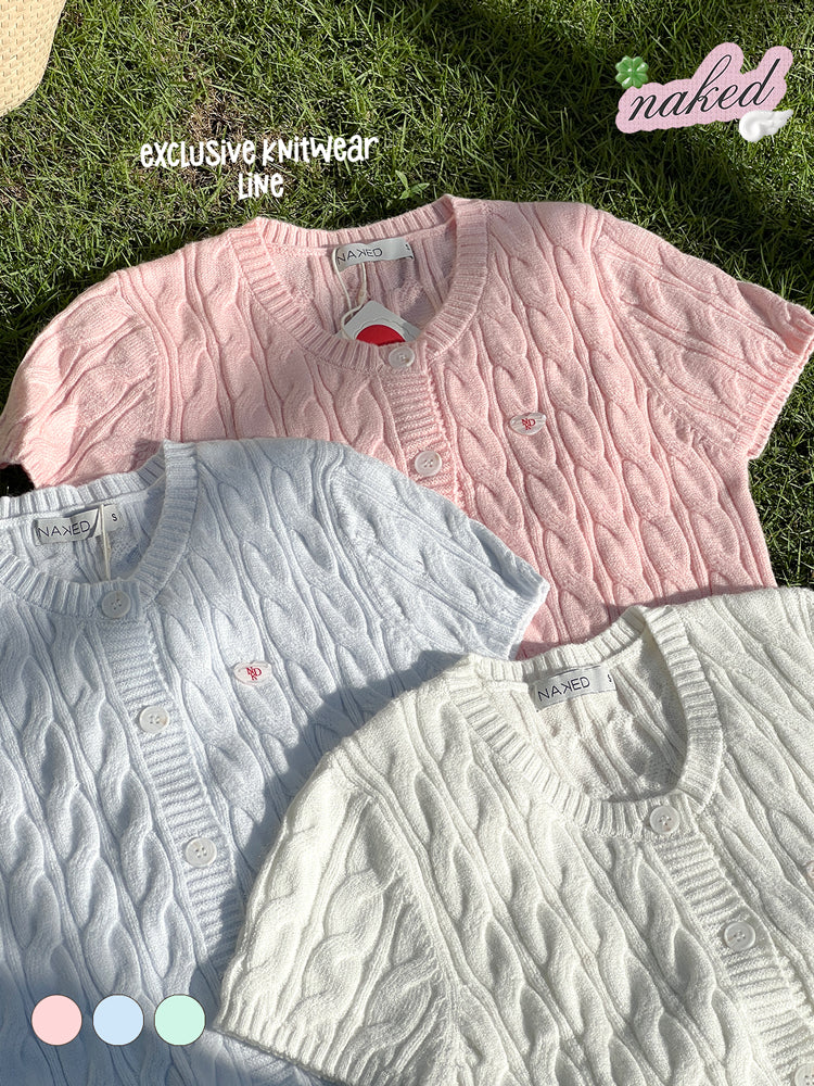 Nakedbyv Naked Crop Cardigan (Pre-order)