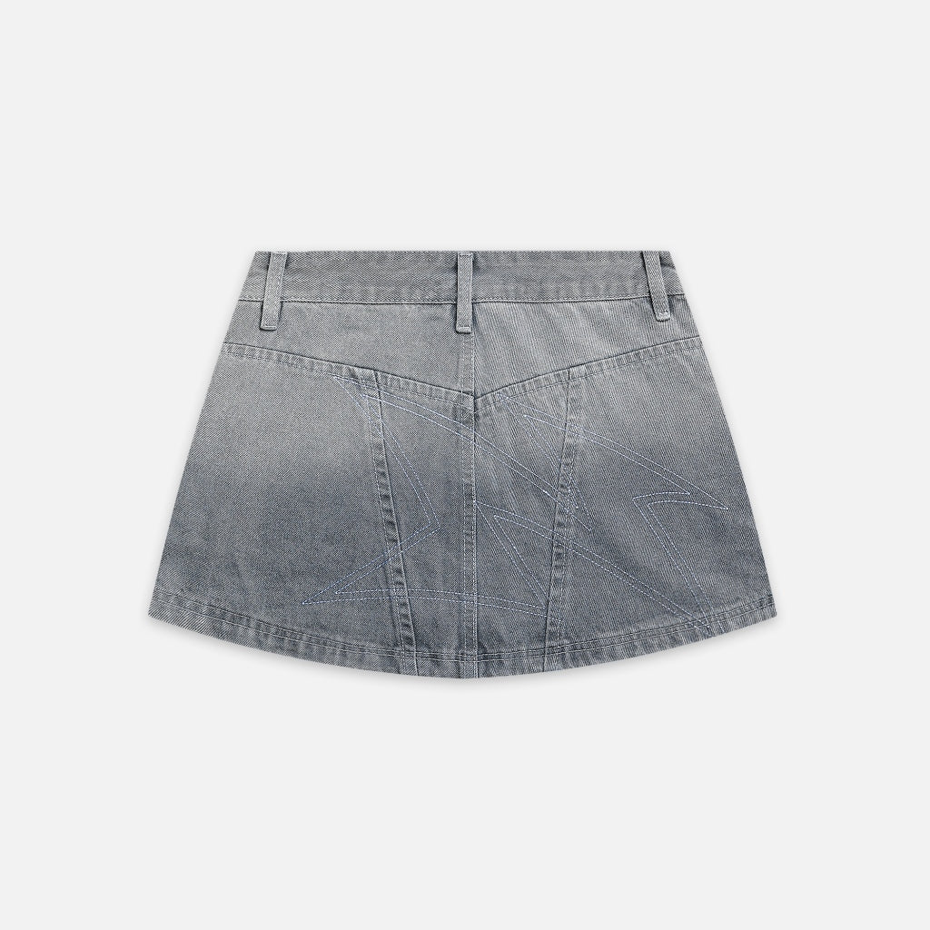 Now Saigon Denim Cargo Mini Skirt