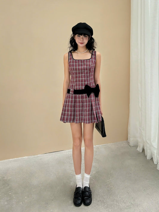 Mieufashionista Check Mini Dress Daniel